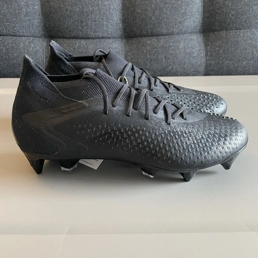 Adidas Predator Accuracy.1 SG Soccer Cleats Men's Sz 7.5 Women’s Sz 8.5 Black